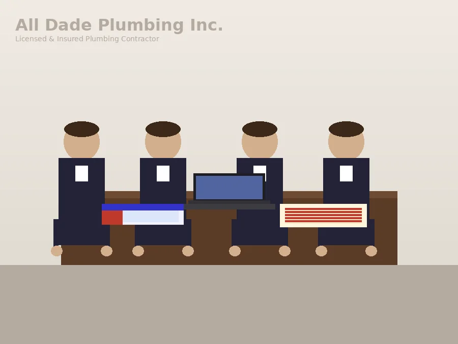 All Dade Plumbing team of professional licensed plumbers